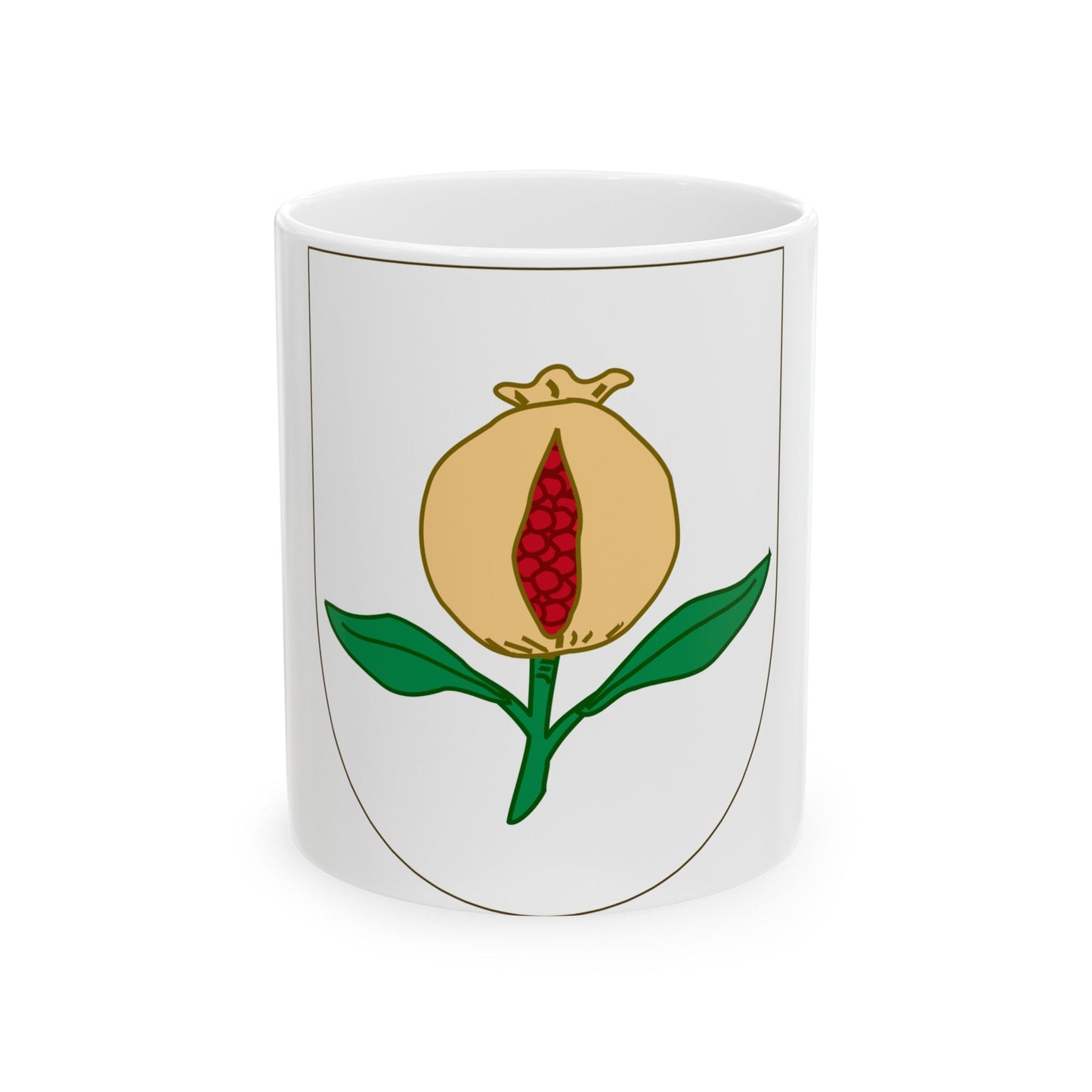 Arms of Granada - White Coffee Mug-11oz-The Sticker Space