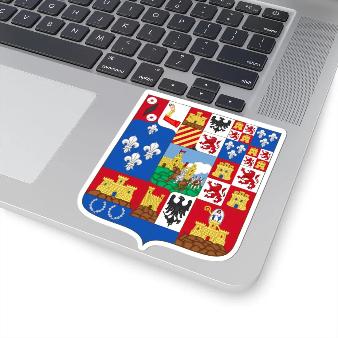 Arms of Guadalajara Province 1931- 1939 (Spain) (Coat of Arms) STICKER Vinyl Kiss-Cut Decal - The Sticker Space