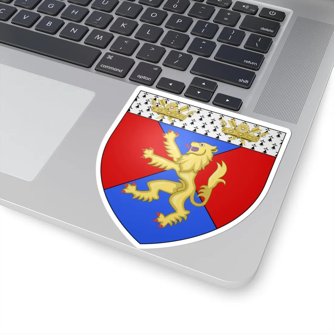 Arms of Guinness Baron Moyne (Ireland) (Coat of Arms) STICKER Vinyl Kiss-Cut Decal - The Sticker Space