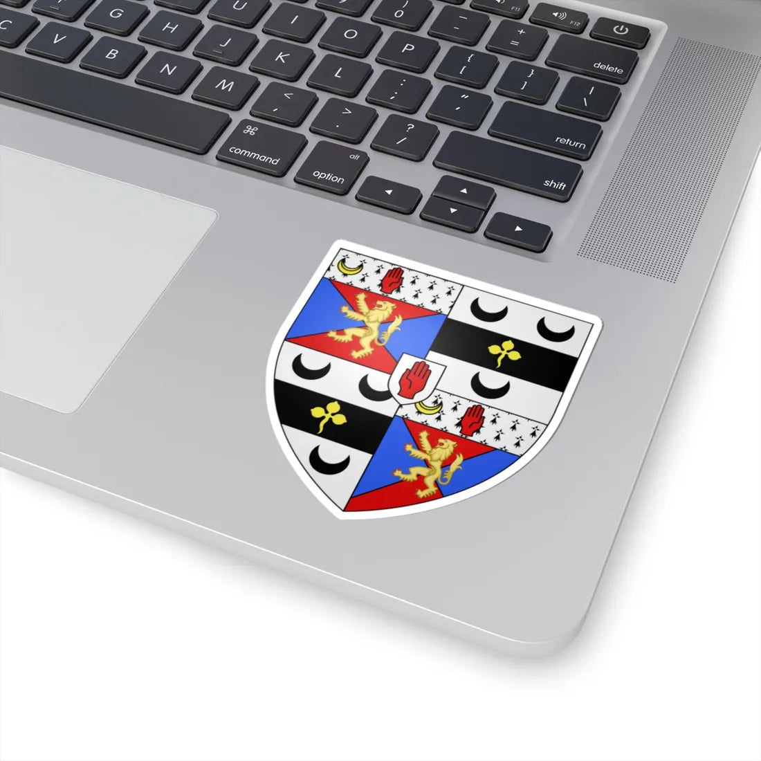 Arms of Guinness Baronet of Ashford (Ireland) (Coat of Arms) STICKER Vinyl Kiss-Cut Decal - The Sticker Space