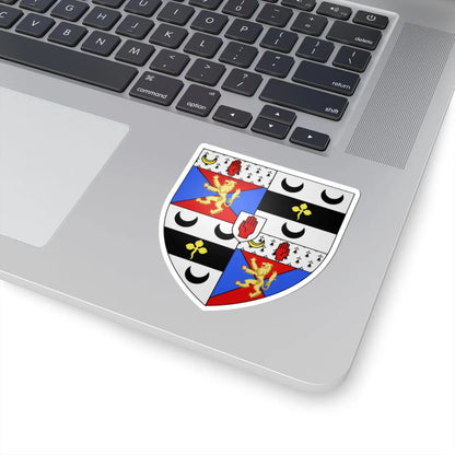 Arms of Guinness Baronet of Ashford (Ireland) (Coat of Arms) STICKER Vinyl Kiss-Cut Decal - The Sticker Space