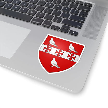 Arms of Gunning (Ireland) (Coat of Arms) STICKER Vinyl Kiss-Cut Decal - The Sticker Space