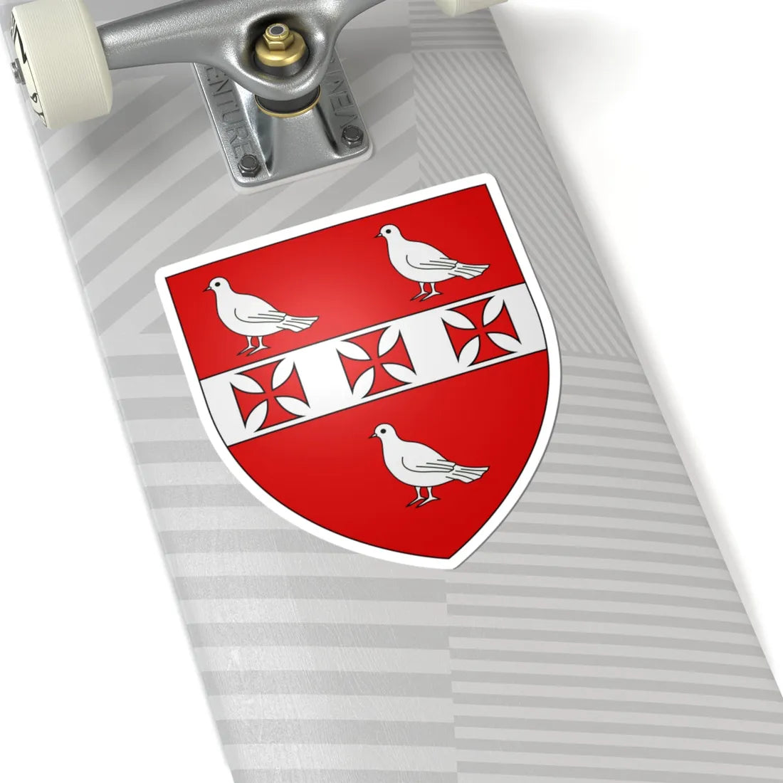 Arms of Gunning (Ireland) (Coat of Arms) STICKER Vinyl Kiss-Cut Decal - The Sticker Space