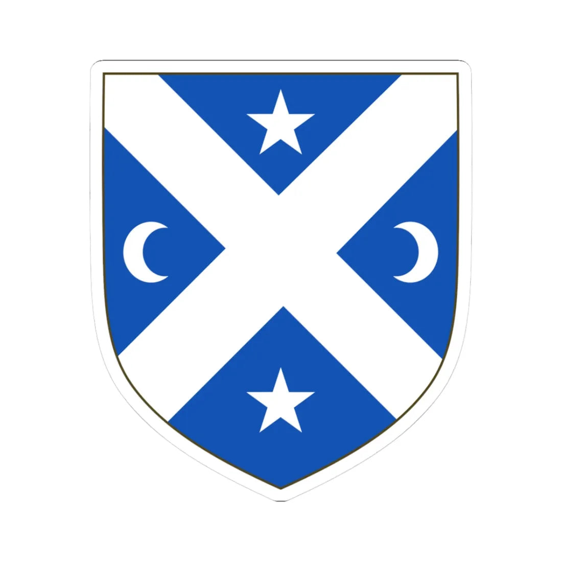 Arms of Haig (Scotland) (Coat of Arms) STICKER Vinyl Kiss-Cut Decal 3 Inch White - The Sticker Space