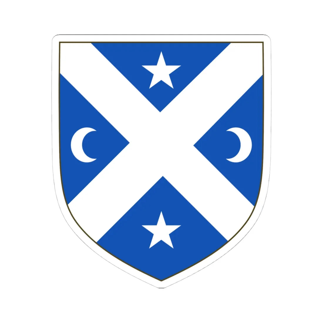Arms of Haig (Scotland) (Coat of Arms) STICKER Vinyl Kiss-Cut Decal 4 Inch White - The Sticker Space