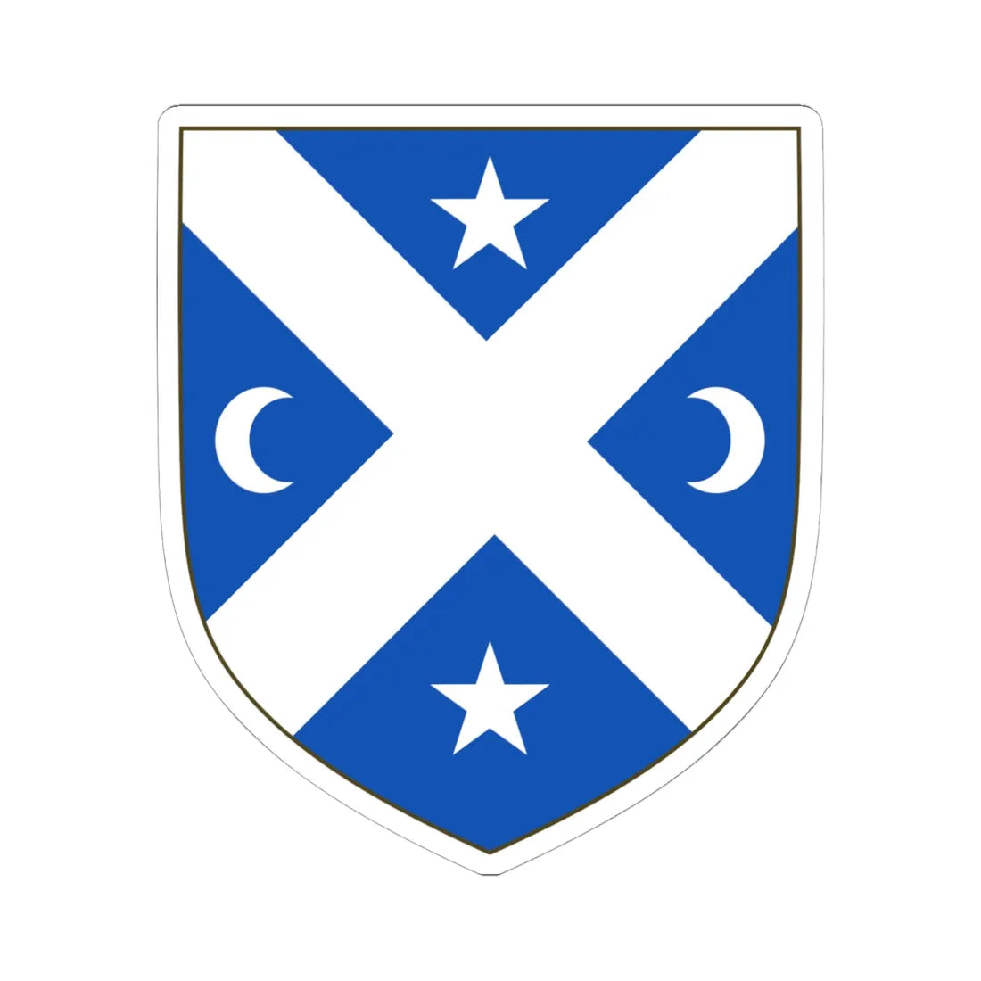 Arms of Haig (Scotland) (Coat of Arms) STICKER Vinyl Kiss-Cut Decal 6 Inch White - The Sticker Space