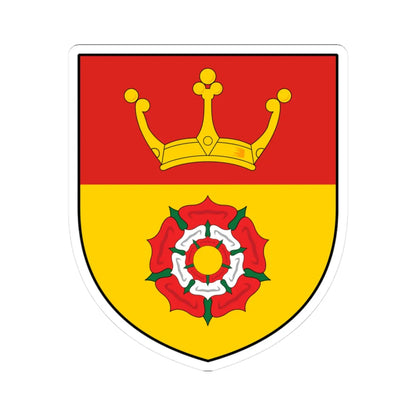 Arms of Hampshire (England) (Coat of Arms) STICKER Vinyl Kiss-Cut Decal 3 Inch White - The Sticker Space