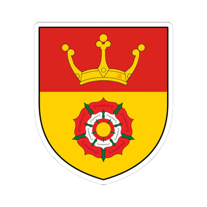 Arms of Hampshire (England) (Coat of Arms) STICKER Vinyl Kiss-Cut Decal 4 Inch White - The Sticker Space