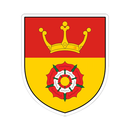 Arms of Hampshire (England) (Coat of Arms) STICKER Vinyl Kiss-Cut Decal 6 Inch White - The Sticker Space
