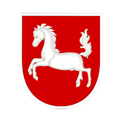 Arms of Hannover (Germany) (Coat of Arms) STICKER Vinyl Kiss-Cut Decal 3 Inch White - The Sticker Space