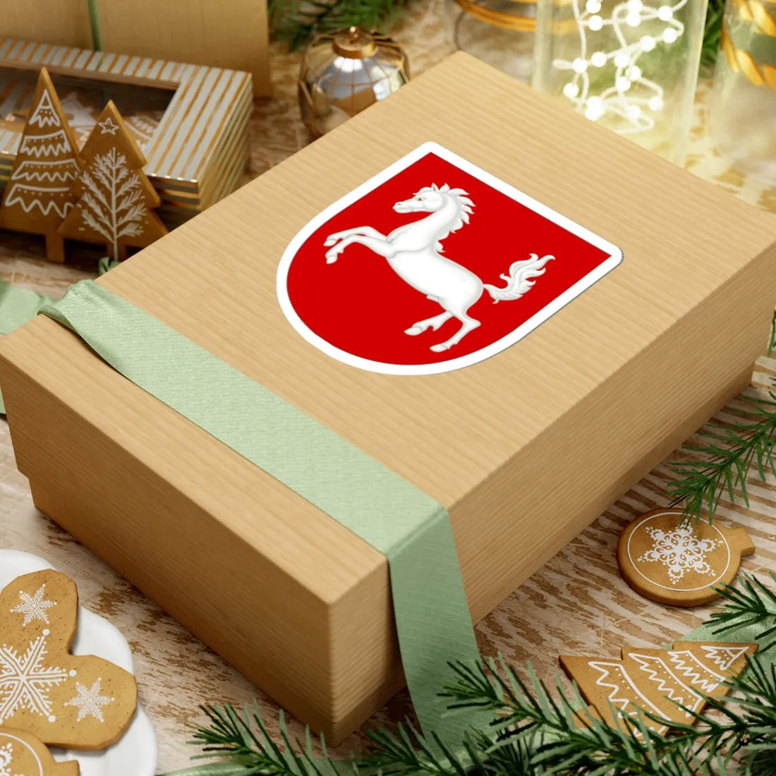 Arms of Hannover (Germany) (Coat of Arms) STICKER Vinyl Kiss-Cut Decal - The Sticker Space