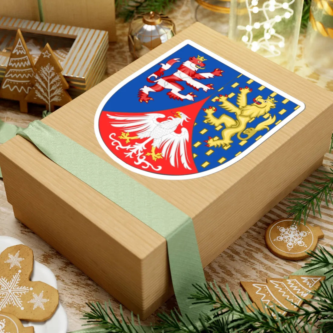 Arms of Hesse-Nassau (Germany) (Coat of Arms) STICKER Vinyl Kiss-Cut Decal - The Sticker Space