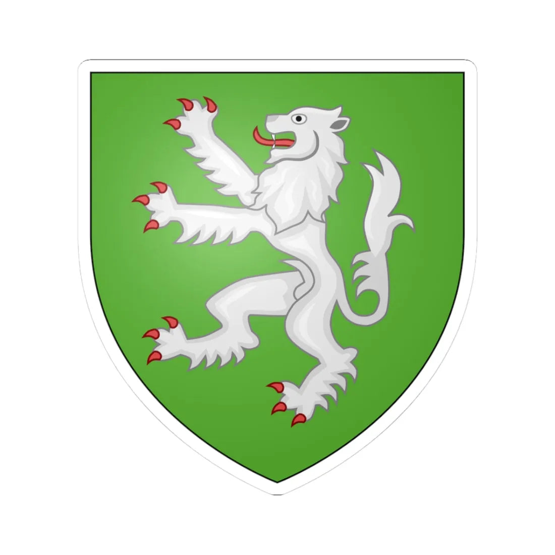 Arms of Home (Scotland) (Coat of Arms) STICKER Vinyl Kiss-Cut Decal 3 Inch White - The Sticker Space