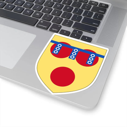 Arms of Hugh de Courtenay (England) (Coat of Arms) STICKER Vinyl Kiss-Cut Decal - The Sticker Space