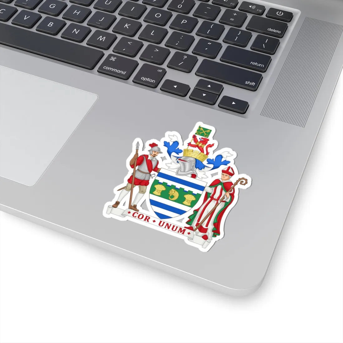 Arms of Huntingdon and Peterborough County Council (England) (Coat of Arms) STICKER Vinyl Kiss-Cut Decal - The Sticker Space