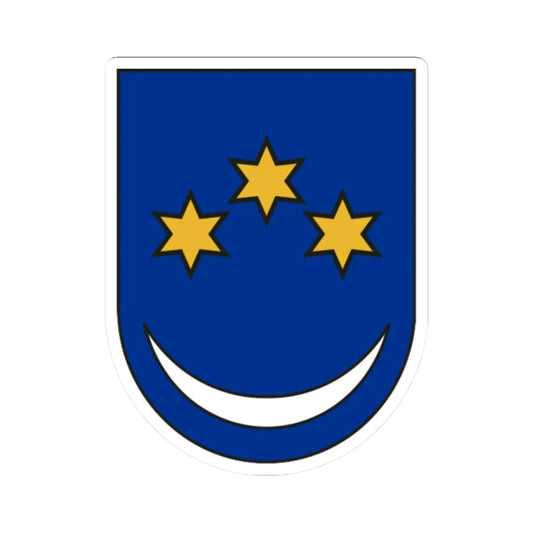 Arms of Illyrian Slovenia (Slovenia) (Coat of Arms) STICKER Vinyl Kiss-Cut Decal 2 Inch White - The Sticker Space