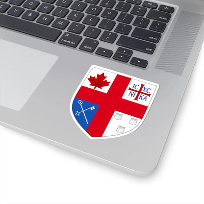 Arms of Independent Anglican Church Canada Synod (United Kingdom) (Coat of Arms) STICKER Vinyl Kiss-Cut Decal - The Sticker Space