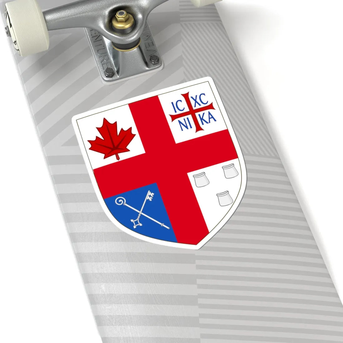 Arms of Independent Anglican Church Canada Synod (United Kingdom) (Coat of Arms) STICKER Vinyl Kiss-Cut Decal - The Sticker Space