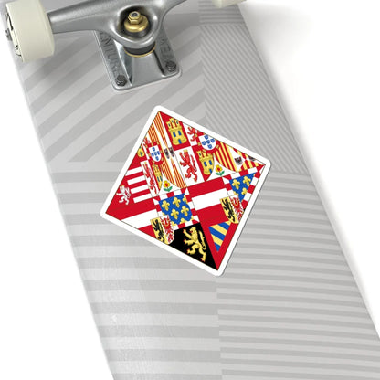 Arms of Infanta Isabella Clara Eugenia of Spain (Austria) (Coat of Arms) STICKER Vinyl Kiss-Cut Decal - The Sticker Space
