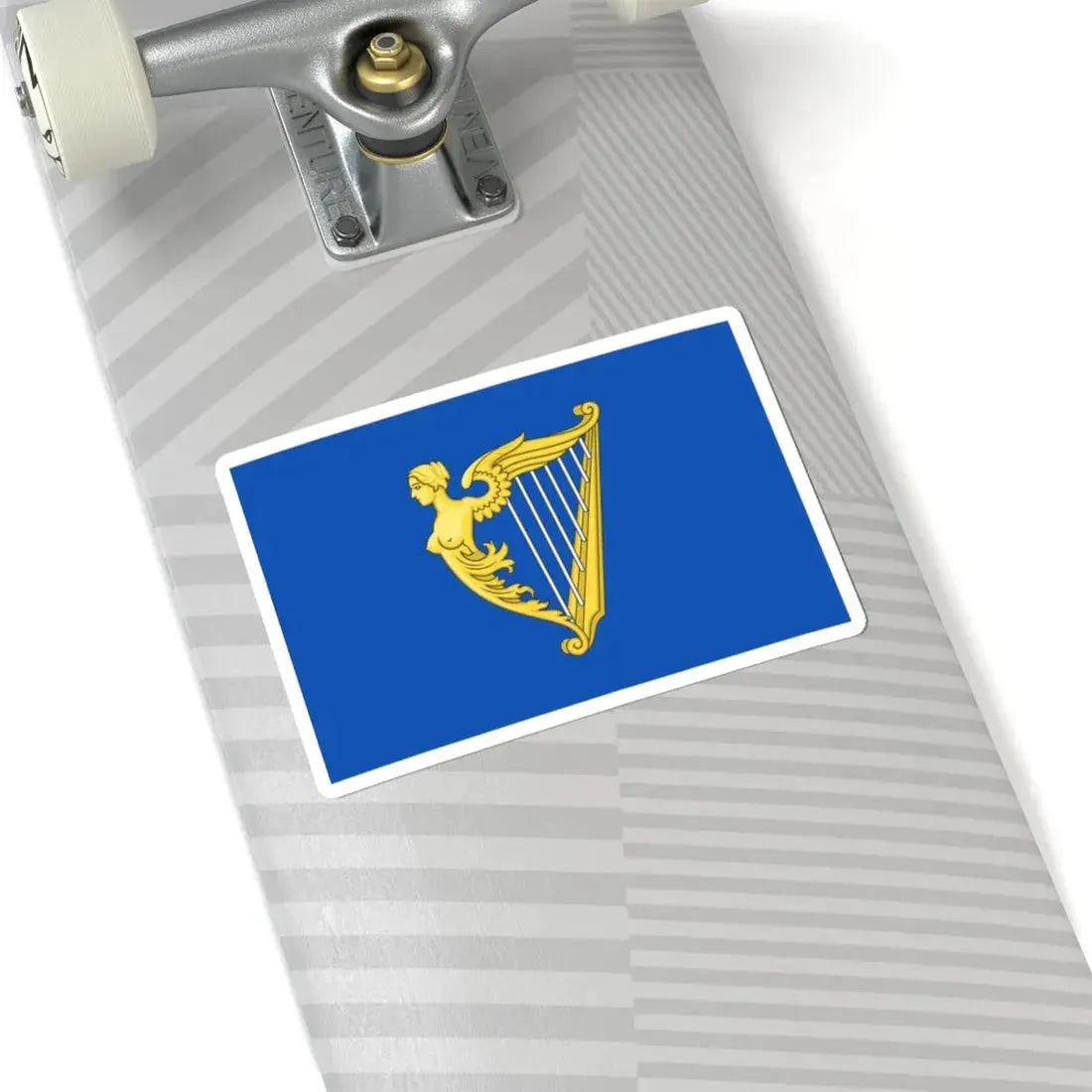 Arms of Ireland banner Historical (Ireland) STICKER Vinyl Kiss-Cut Decal - The Sticker Space