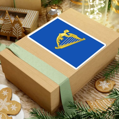 Arms of Ireland banner Historical (Ireland) STICKER Vinyl Kiss-Cut Decal - The Sticker Space