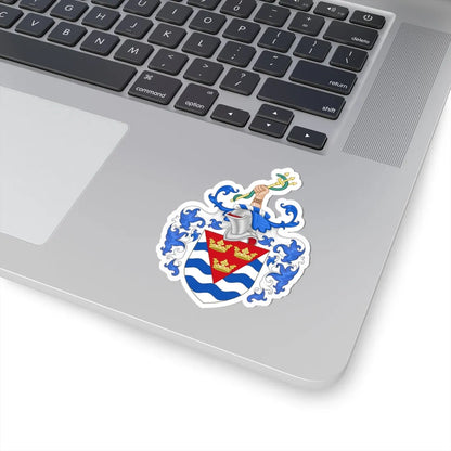 Arms of Isle of Ely County Council (England) (Coat of Arms) STICKER Vinyl Kiss-Cut Decal - The Sticker Space
