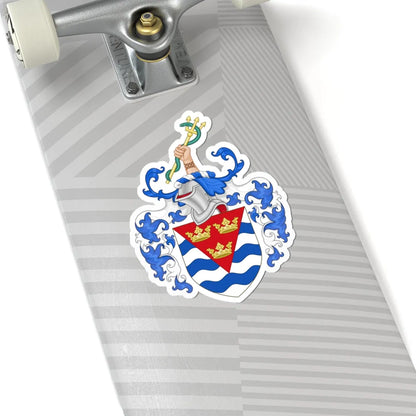 Arms of Isle of Ely County Council (England) (Coat of Arms) STICKER Vinyl Kiss-Cut Decal - The Sticker Space
