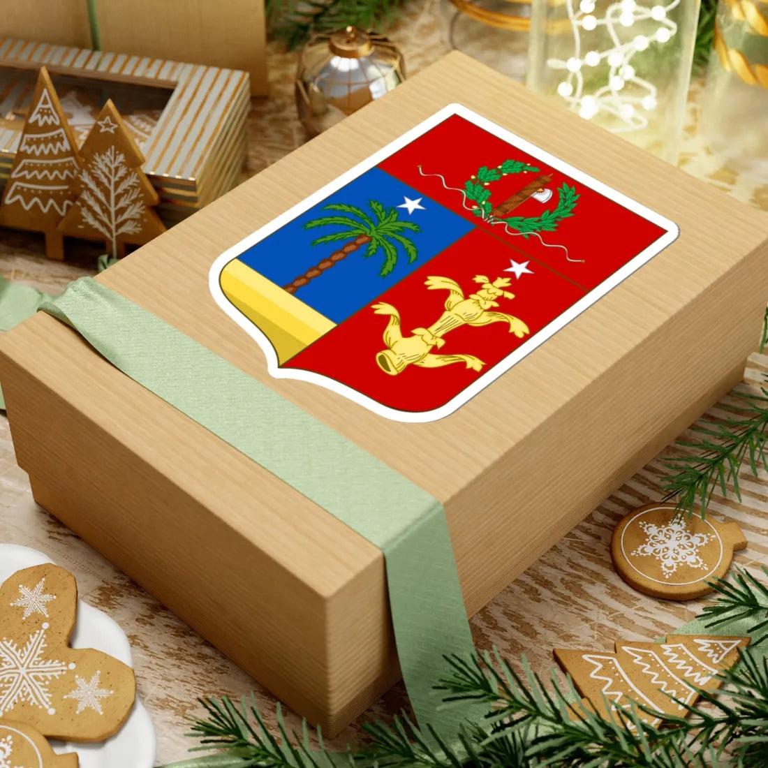 Arms of Italian Libya 1940-1943 (Libya) (Coat of Arms) STICKER Vinyl Kiss-Cut Decal - The Sticker Space