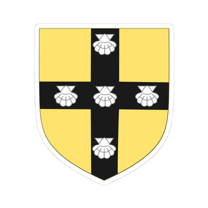 Arms of John III of Grailly (Spain) (Coat of Arms) STICKER Vinyl Kiss-Cut Decal 4 Inch White - The Sticker Space