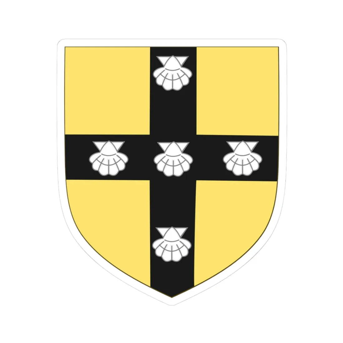 Arms of John III of Grailly (Spain) (Coat of Arms) STICKER Vinyl Kiss-Cut Decal - The Sticker Space