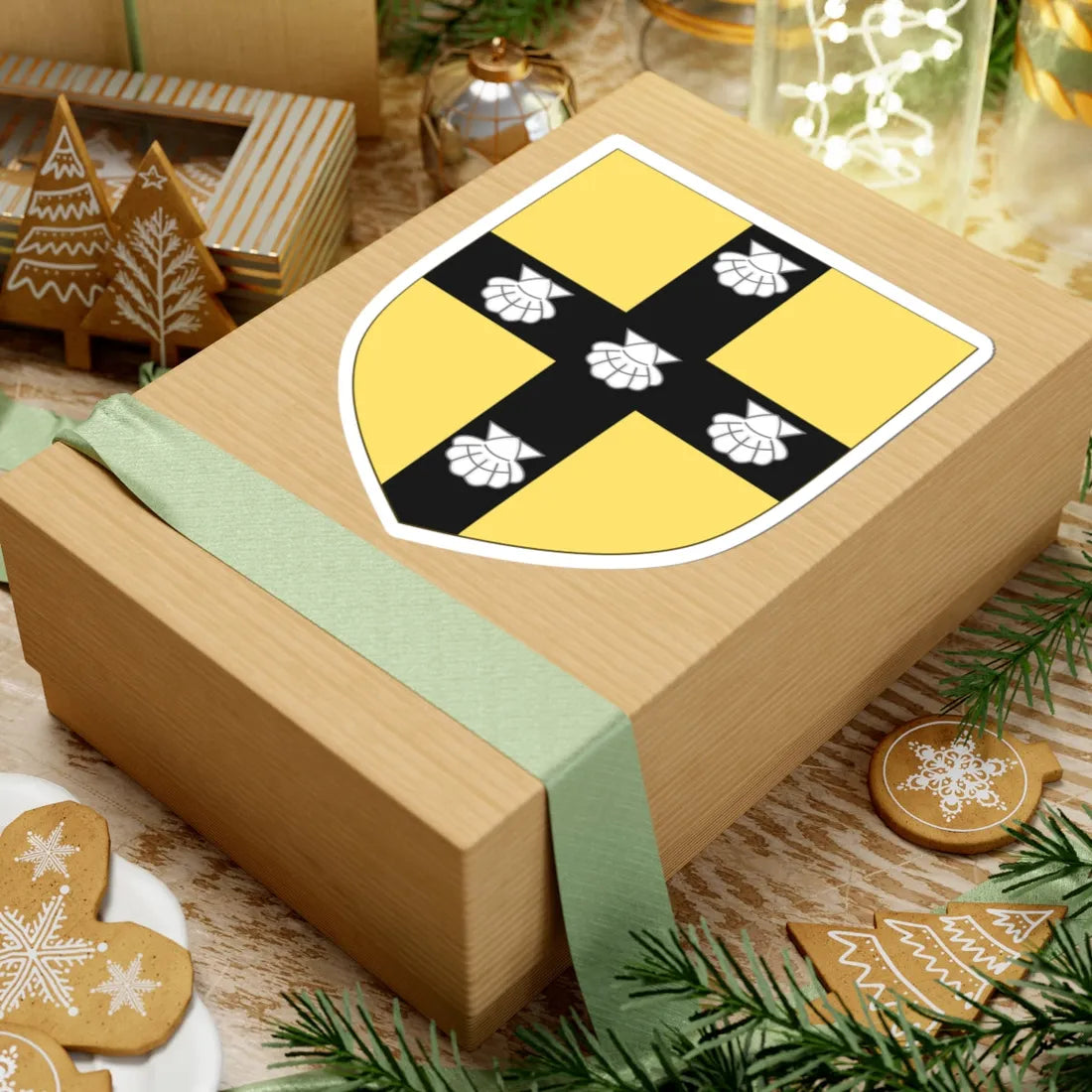 Arms of John III of Grailly (Spain) (Coat of Arms) STICKER Vinyl Kiss-Cut Decal - The Sticker Space