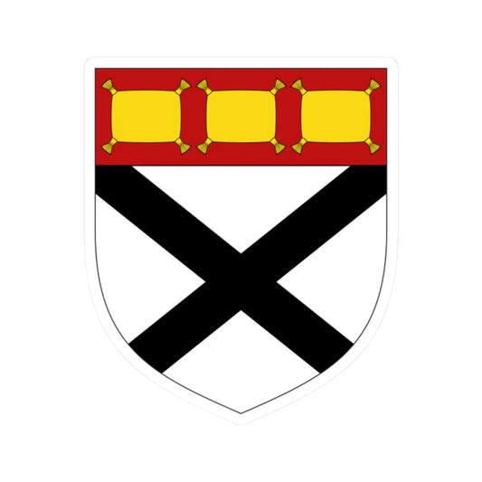 Arms of Johnstone (Scotland) (Coat of Arms) STICKER Vinyl Kiss-Cut Decal 2 Inch White - The Sticker Space