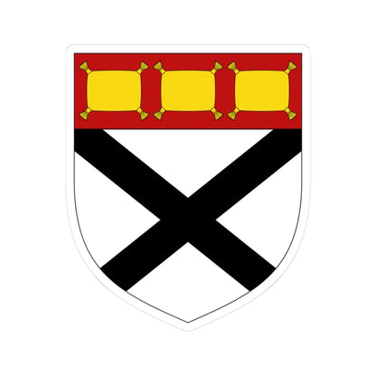 Arms of Johnstone (Scotland) (Coat of Arms) STICKER Vinyl Kiss-Cut Decal 3 Inch White - The Sticker Space