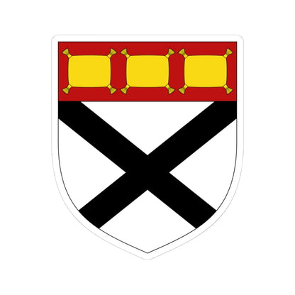 Arms of Johnstone (Scotland) (Coat of Arms) STICKER Vinyl Kiss-Cut Decal 4 Inch White - The Sticker Space