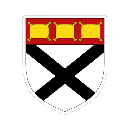 Arms of Johnstone (Scotland) (Coat of Arms) STICKER Vinyl Kiss-Cut Decal 6 Inch White - The Sticker Space