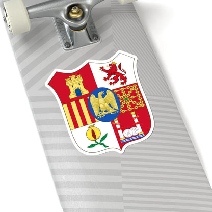 Arms of Joseph Bonaparte as King of Spain (Spain) (Coat of Arms) STICKER Vinyl Kiss-Cut Decal - The Sticker Space