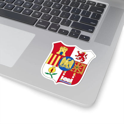 Arms of Joseph Bonaparte as King of Spain (Spain) (Coat of Arms) STICKER Vinyl Kiss-Cut Decal - The Sticker Space