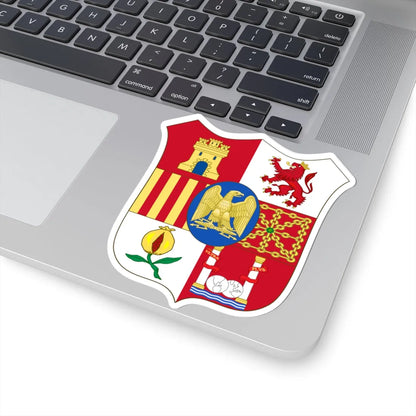 Arms of Joseph Bonaparte as King of Spain (Spain) (Coat of Arms) STICKER Vinyl Kiss-Cut Decal - The Sticker Space