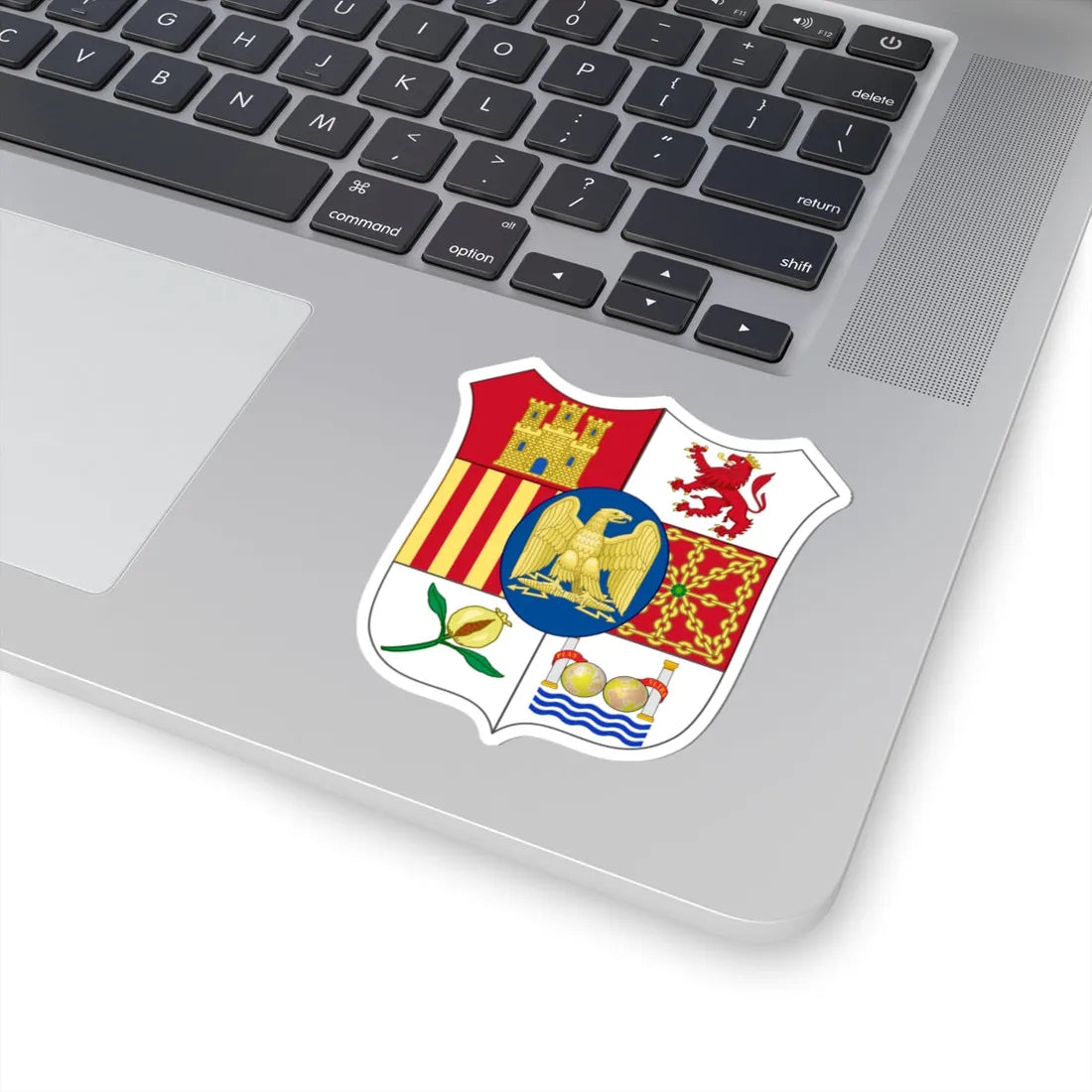 Arms of Joseph Bonaparte as King of Spain type 2 (Spain) (Coat of Arms) STICKER Vinyl Kiss-Cut Decal - The Sticker Space