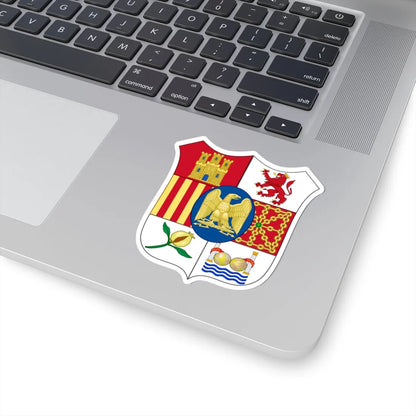 Arms of Joseph Bonaparte as King of Spain type 2 (Spain) (Coat of Arms) STICKER Vinyl Kiss-Cut Decal - The Sticker Space