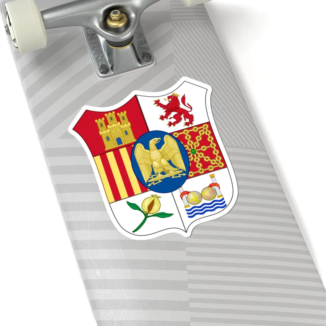 Arms of Joseph Bonaparte as King of Spain type 2 (Spain) (Coat of Arms) STICKER Vinyl Kiss-Cut Decal - The Sticker Space