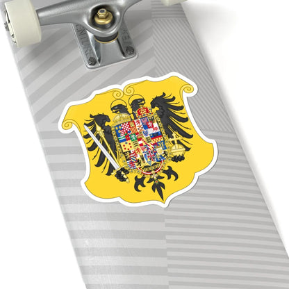 Arms of Joseph II Holy Roman Emperor-Or shield variant (Austria) (Coat of Arms) STICKER Vinyl Kiss-Cut Decal - The Sticker Space