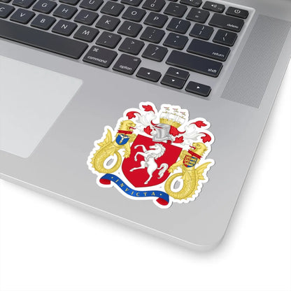 Arms of Kent County Council (England) (Coat of Arms) STICKER Vinyl Kiss-Cut Decal - The Sticker Space