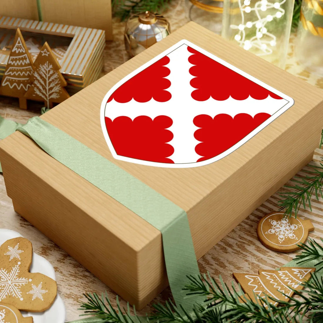 Arms of Kerdeston (England) (Coat of Arms) STICKER Vinyl Kiss-Cut Decal - The Sticker Space