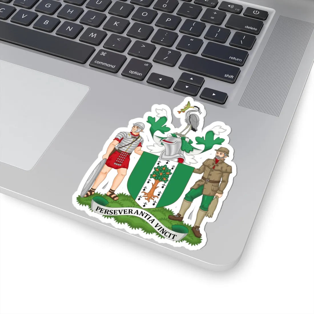 Arms of Kesteven County Council (England) (Coat of Arms) STICKER Vinyl Kiss-Cut Decal - The Sticker Space