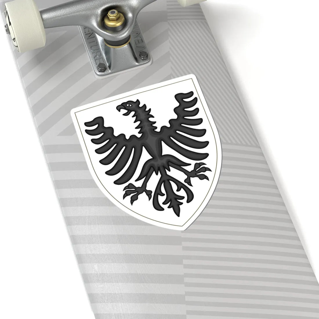 Arms of King Manfred of Sicily (Spain) (Coat of Arms) STICKER Vinyl Kiss-Cut Decal - The Sticker Space