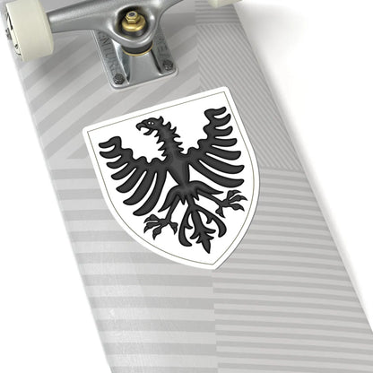 Arms of King Manfred of Sicily (Spain) (Coat of Arms) STICKER Vinyl Kiss-Cut Decal - The Sticker Space