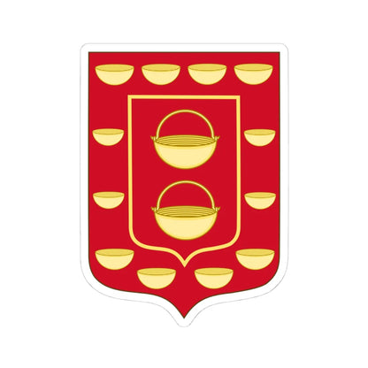 Arms of La Gomera (Spain) (Coat of Arms) STICKER Vinyl Kiss-Cut Decal 4 Inch White - The Sticker Space
