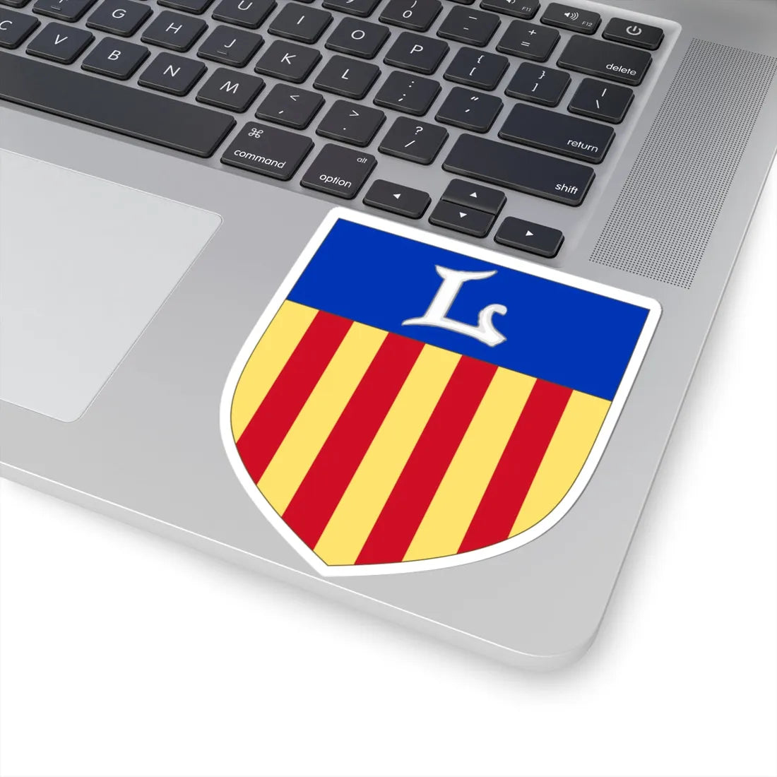 Arms of Langogne (Spain) (Coat of Arms) STICKER Vinyl Kiss-Cut Decal - The Sticker Space