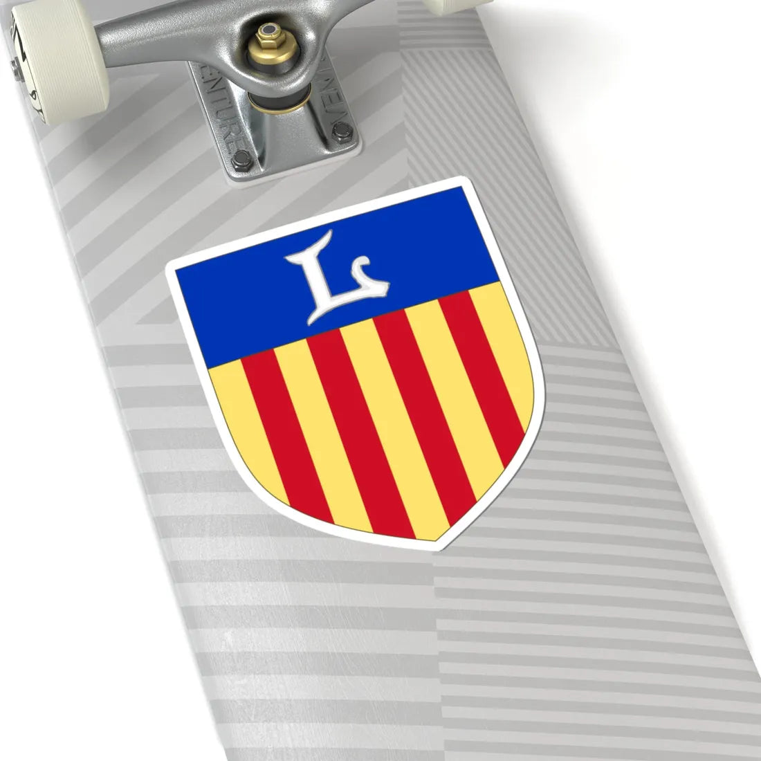 Arms of Langogne (Spain) (Coat of Arms) STICKER Vinyl Kiss-Cut Decal - The Sticker Space